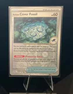 Pokemon TCG Ancient Cover Fossil Reverse Holo - Image 1