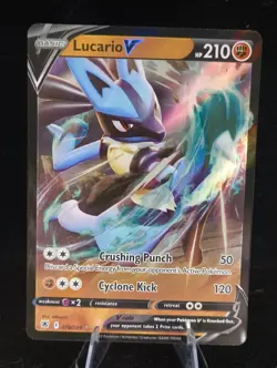 Pokemon Card Lucario V 078/189 Astral Radiance Ultra Rare - Image 1