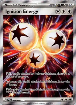 Ignition Energy 124/094 Ultra Rare Phantasmal Flames Pokemon Holo Near Mint - Image 1