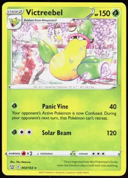 Battle Styles Victreebel 003/163 Rare Pokemon NM/M - Image 1