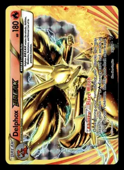 Delphox BREAK 14/124 Holo BREAK Rare Fates Collide Pokemon Card - Image 2