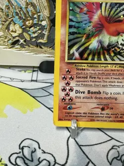 Ho-Oh 7/64 Neo Revelation Unlimited Holo Rare 2000 Pokemon TCG Vintage HP/DMG - Image 5