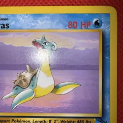 Pokemon Fossil 1st Edition Lapras Non-Holo #25/62 - Ungraded - Never Played - Image 4