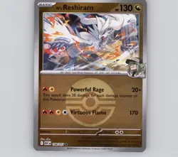 N's Reshiram (Poke Ball) 154/217 Reverse Holo R Ascended Heroes NM Pokemon - Image 1