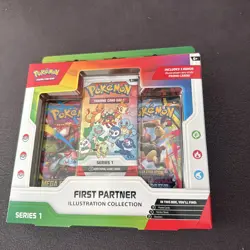 Pokemon TCG First Partner Illustration Collection Series 1 Box - Image 1