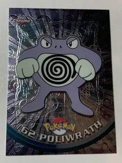 2000 Topps Chrome Pokemon Series 1 #62 Poliwrath FREE COMBINED SHIPPING - Image 1