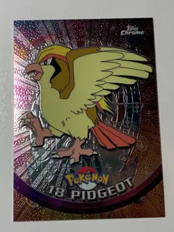 2000 Topps Chrome Pokemon Series 1 #18 Pidgeot FREE COMBINED SHIPPING - Image 1