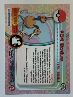 2000 Topps Chrome Pokemon Series 2 #84 Doduo (B) FREE COMBINED SHIPPING - Image 2