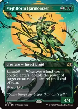 1 x Mightform Harmonizer - Borderless - Edge of Eternities - LP - MTG - Image 1