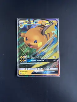 Raichu GX SM213 Black Star Promo- Pokemon Card - Mint - Image 1