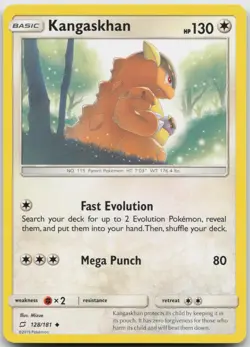 Kangaskhan 128/181 Uncommon Team Up Pokemon Near Mint - Image 1