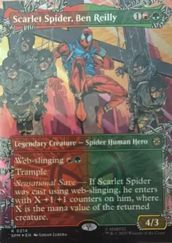 Marvel's Spider-Man Scarlet Spider, Ben Reilly Foil 0214 - Image 1