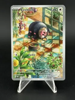 Lechonk 209/197 Illustration Rare Obsidian Flames Pokemon - Image 1