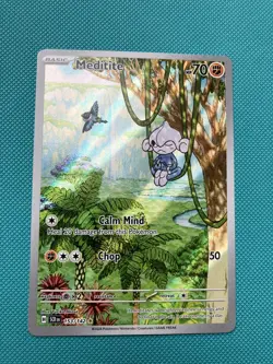 Meditite 153/142 - Stellar Crown - Illustration Rare - Pokemon TCG - Near Mint - Image 1