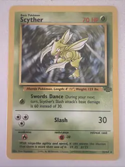 Scyther | 26/64 | LP | Jungle | Pokemon Card - Image 1