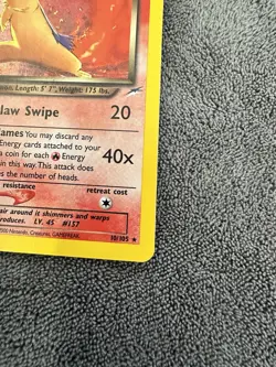 Pokemon TCG Dark Typhlosion Neo Destiny 10/105 Holo Rare Unlimited LP-/MP+ - Image 5