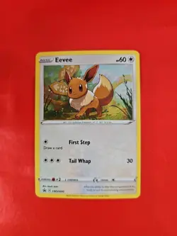 Pokemon TCG - Eevee - SWSH095 - SWSH Promo - Black Star Promo - Image 3