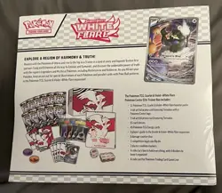 Pokemon Center Scarlet & Violet White Flare Elite Trainer Box ETB Sealed - Image 2