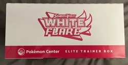 Pokemon Center Scarlet & Violet White Flare Elite Trainer Box ETB Sealed - Image 4