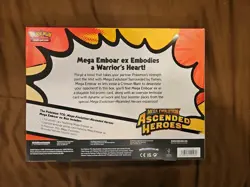 Pokemon TCG Mega Evolution Ascended Heroes Ex Box [Mega Emboar] - Image 2