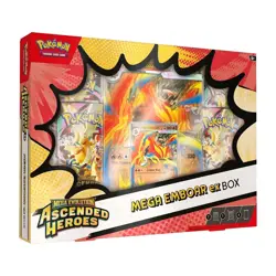 Pokemon TCG Mega Evolution Ascended Heroes - Mega Emboar ex Box - Image 1