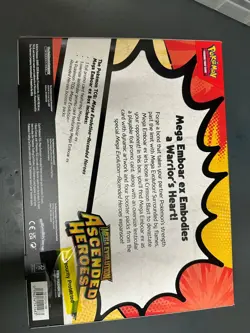 Pokemon TCG - Mega Evolution Ascended Heroes Mega Emboar EX Box - sale - Image 2