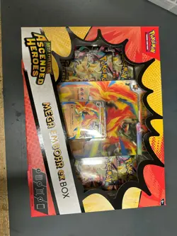 Pokemon TCG - Mega Evolution Ascended Heroes Mega Emboar EX Box - sale - Image 3