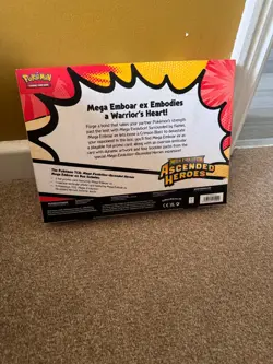 Pokemon TCG Mega Evolution Ascended Heroes - Mega Emboar ex Box - Image 2