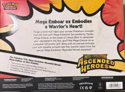 Pokemon TCG: Mega Evolution Ascended Heroes Mega Emboar Ex Box Sealed - Image 2