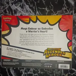 Pokemon TCG Mega Evolution Ascended Heroes Mega ex Box Feraligatr Emboar 2023 - Image 5