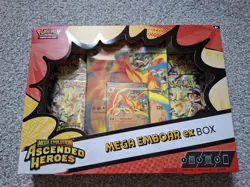 Pokemon TCG: Mega Evolution Ascended Heroes - Mega Emboar ex Box NEW - Image 1