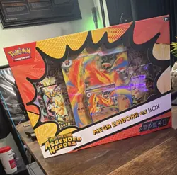 Pokemon TCG Mega Evolution: Ascended Heroes Mega Emboar ex Box English Promo - Image 1