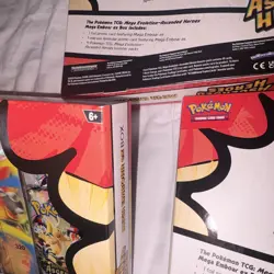 Pokemon TCG Mega Evolution Ascended Heroes Mega Emboar ex Box x3 Promo 2016 - Image 3