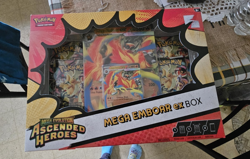 Pokemon Pokemon TCG Mega Evolution Ascended Heroes Mega Emboar EX Promo Box - Image 1