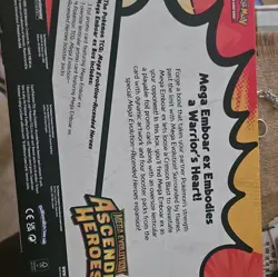 Pokemon Pokemon TCG Mega Evolution Ascended Heroes Mega Emboar EX Promo Box - Image 2