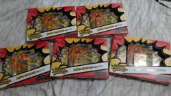 Pokemon TCG - Mega Evolution Ascended Heroes EX Box x5 Emboar SEALED - Image 1