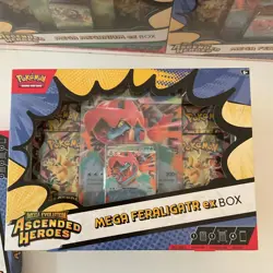 Pokemon TCG - Mega Evolution Ascended Heroes EX Box x5 Feraligatr/Emboar SEALED - Image 3
