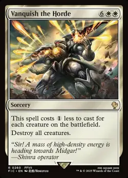 Vanquish the Horde Light Play, English Magic the Gathering MTG Commander: Final - Image 1