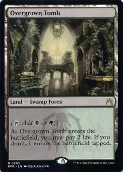 Overgrown Tomb Ravnica Remastered - Magic MTG NM - Image 1