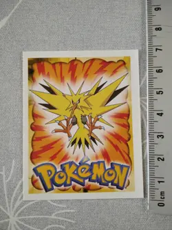 TOPPS Pokemon Nintendo 1999 Merlin sticker # 145 Electhor / Zapdos - Image 1