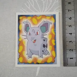 TOPPS Pokemon Nintendo 1999 Merlin sticker # 29 Nidoran femelle - Image 1