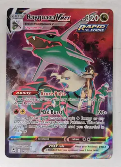 Pokemon Silver Tempest Rayquaza VMAX Trainer Gallery Alt Art TG20/TG30 Damaged - Image 1
