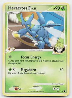 Heracross E4 24/111 Rare Rising Rivals Pokemon Near Mint - Image 1