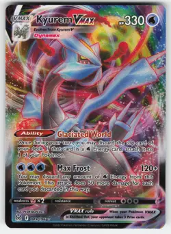 NM Kyurem VMAX 049/196 Lost Origin Ultra Rare Pokemon - Image 1