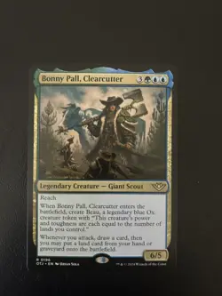 Mtg Bonny Pall Clearcutter # 196 Outlaws Of Thunder Junction, Regular Rare - Image 1