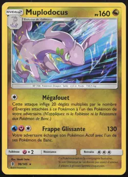 Carte Pokemon Muplodocus 96/145 Gardiens Ascendants HOLO Francais - Image 1