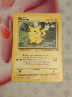 Pikachu 60/64 Jungle Unlimited MP Pokemon - Image 1