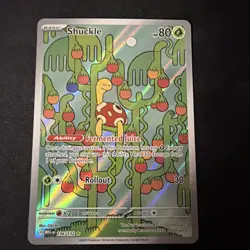Shuckle - 136/132 - Illustration Rare - Mega Evolution - EN Pokemon Card - NM - Image 1