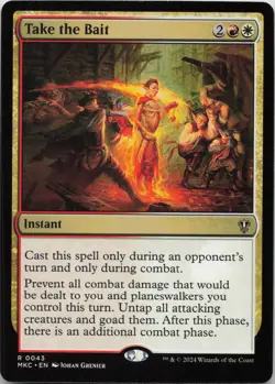Take the Bait R Commander: Murders at Karlov Manor 43 LP-NM - Image 1
