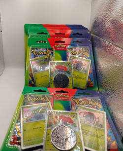 Pokemon TCG oddish Evo 2 Pack blister 10x BUNDLE - Image 1